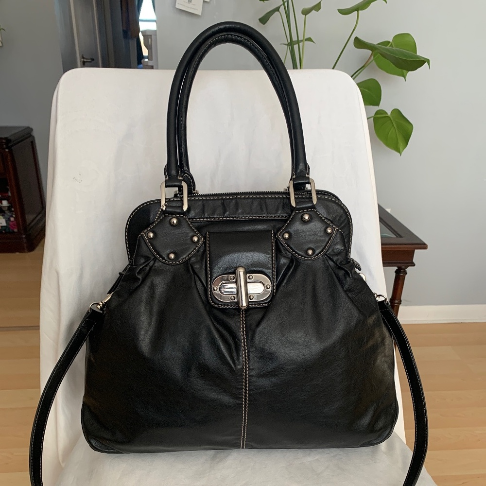 Danier Large Leather Black